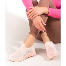 SHELOVET Pantofi sport dama usor din material textil roz T.Sokolski 2