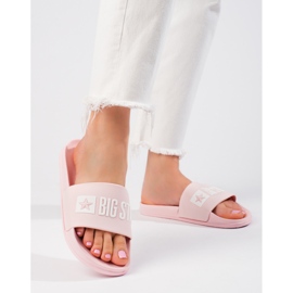 Papuci de damă clasici roz Big Star FF274A201600 2
