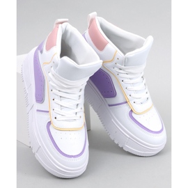 BM Adidași înalți Storm WHITE / PURPLE alb 1