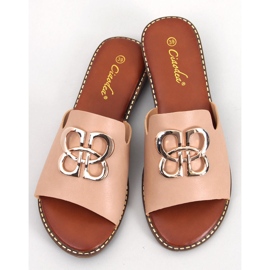 BM Papuci de damă Ebony Caisă bej 1