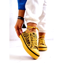 Pantofi de damă Pantera Big Star JJ274616 Galben 2