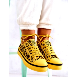 Pantofi de damă Pantera Big Star JJ274616 Galben 9