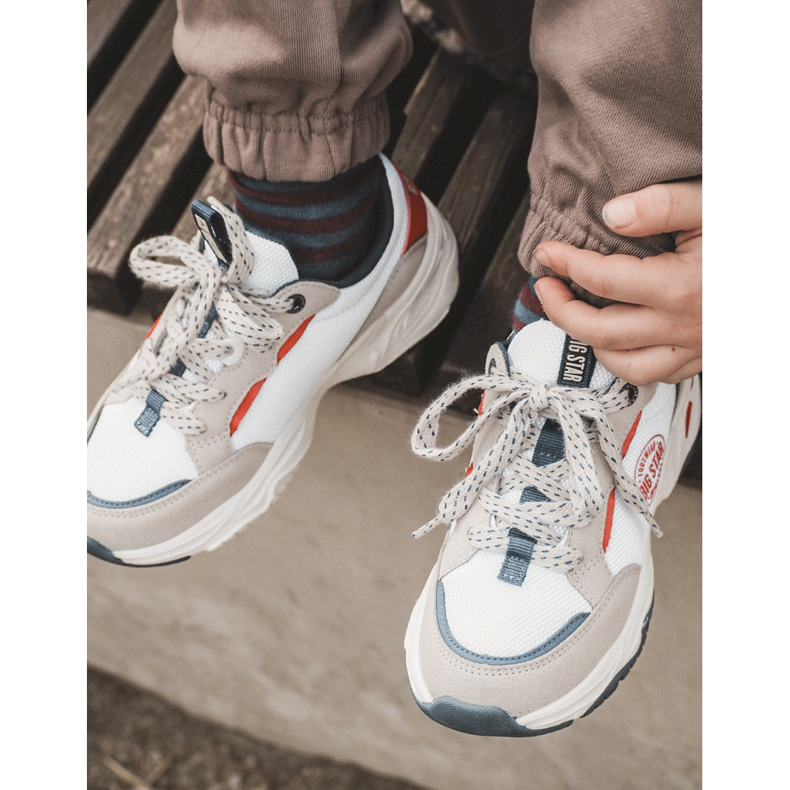 Pantofi Sport Copii Sistem Memory Foam Big Star JJ374269 Alb 1