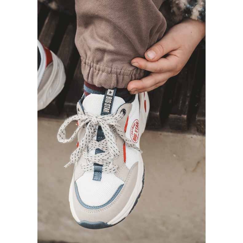 Pantofi Sport Copii Sistem Memory Foam Big Star JJ374269 Alb 2