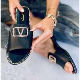 BM Papuci de dama Tonya Black negru 2