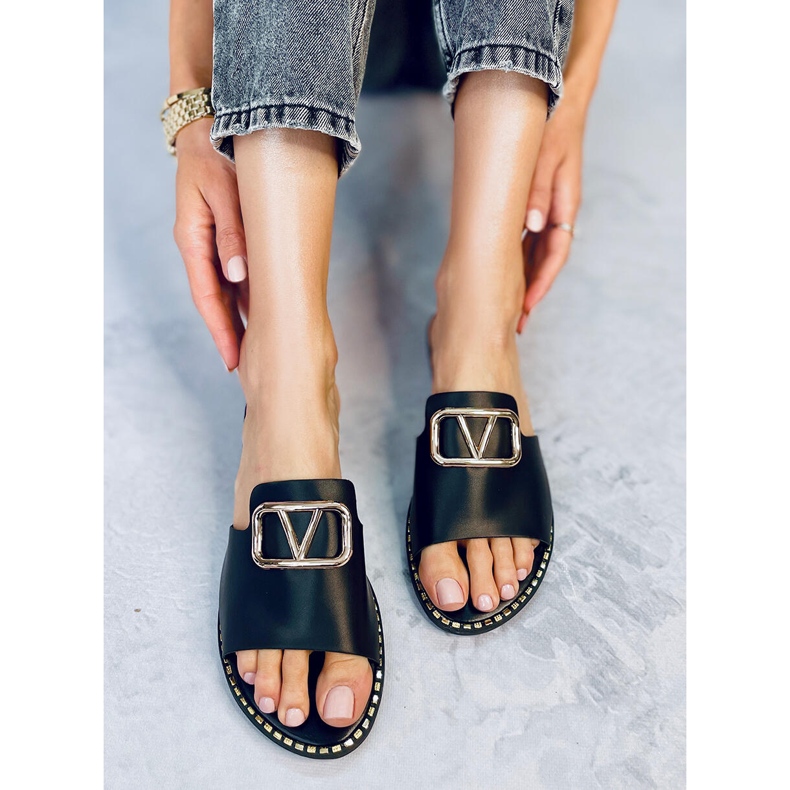 BM Papuci de dama Tonya Black negru 1