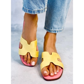 Papuci dama Kalani Yellow galben 2 Papuci dama Kalani Yellow galben 2