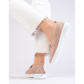 Slip de dama pe stofa Shelovet roz pudrat 1