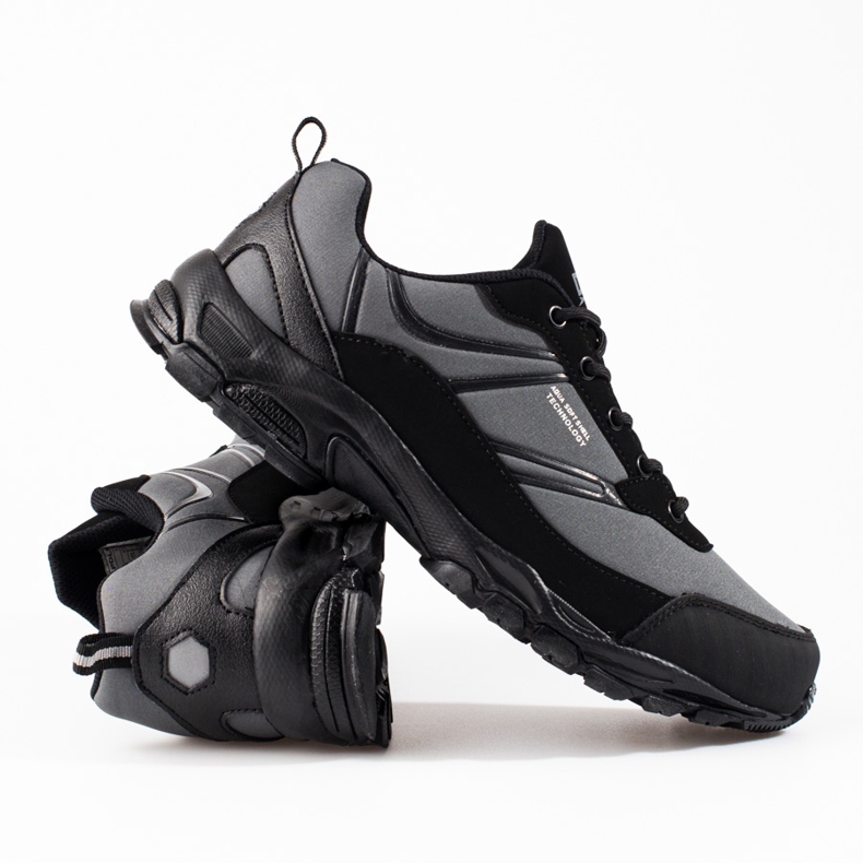 Pantofi sport de trekking DK maro pentru bărbați negru 2 Pantofi sport de trekking DK maro pentru bărbați negru 2
