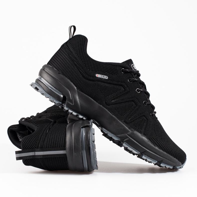 Pantofi sport din material textil DK negri pentru bărbați negru 1 Pantofi sport din material textil DK negri pentru bărbați negru 1