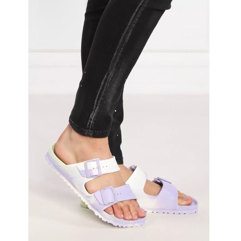 Papuci Birkenstock Arizona Eva W 1024556 violet 1 Papuci Birkenstock Arizona Eva W 1024556 violet 1
