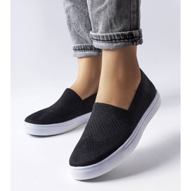 PA1 Tenisi negri cu slip-on de la D'Aubigné negru 1