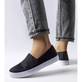 PA1 Tenisi negri cu slip-on de la D'Aubigné negru 2