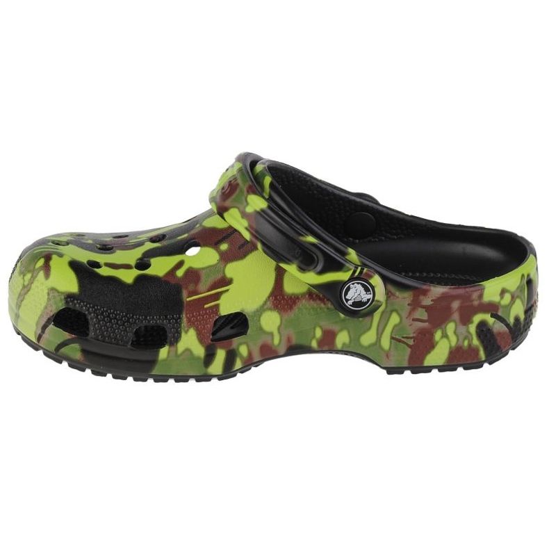 Slapi Crocs Classic Spray Camo Clog 208305-001 verde 1