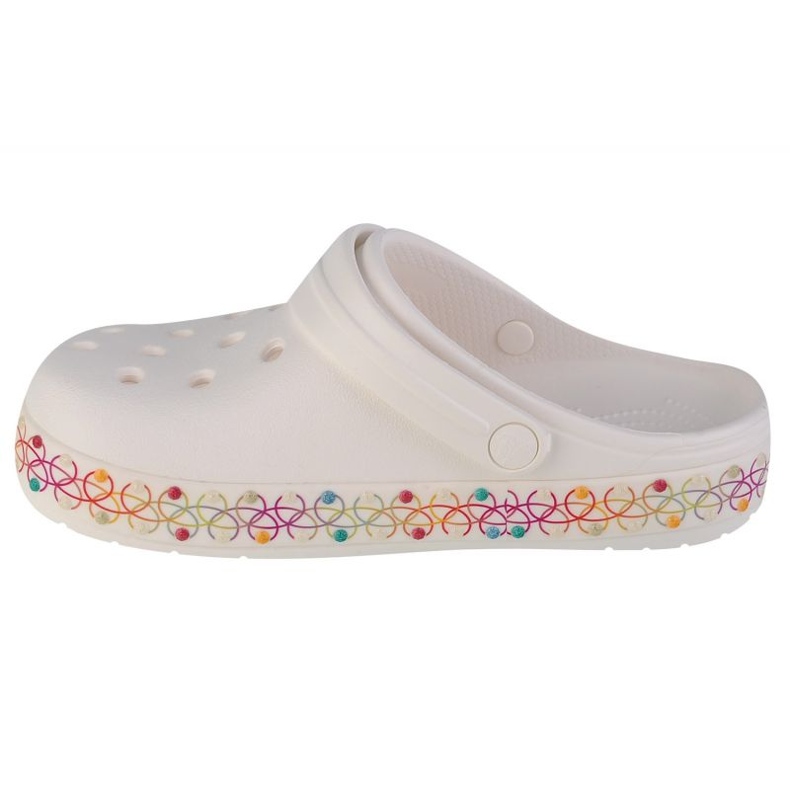 Slapi Crocs Crocband Stretch Colier 208269-94S alb 1