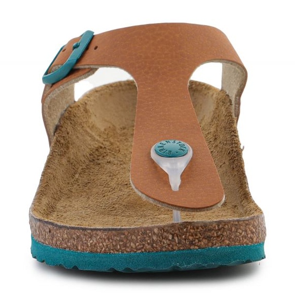 Slapi Birkenstock Gizeh Desert Soil Ginger Jr 1024327 maro 1