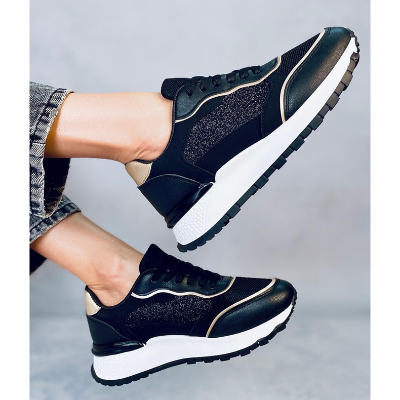 Tenisi dama Breland Black negru 1