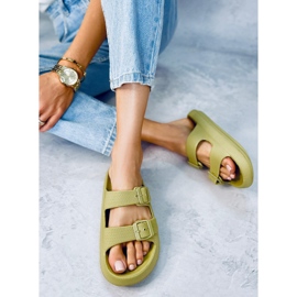 Tobogane din cauciuc Aryn Green verde 4