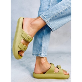 Tobogane din cauciuc Aryn Green verde 2
