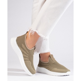 Pantofi sport ajurati Shelovet pentru dama verde 2 Pantofi sport ajurati Shelovet pentru dama verde 2