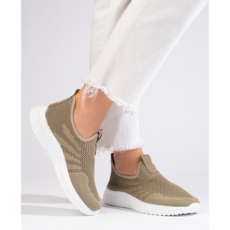 Pantofi sport ajurati Shelovet pentru dama verde 2 Pantofi sport ajurati Shelovet pentru dama verde 2