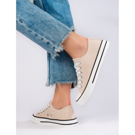 Adidasi de dama bej Shelovet 1