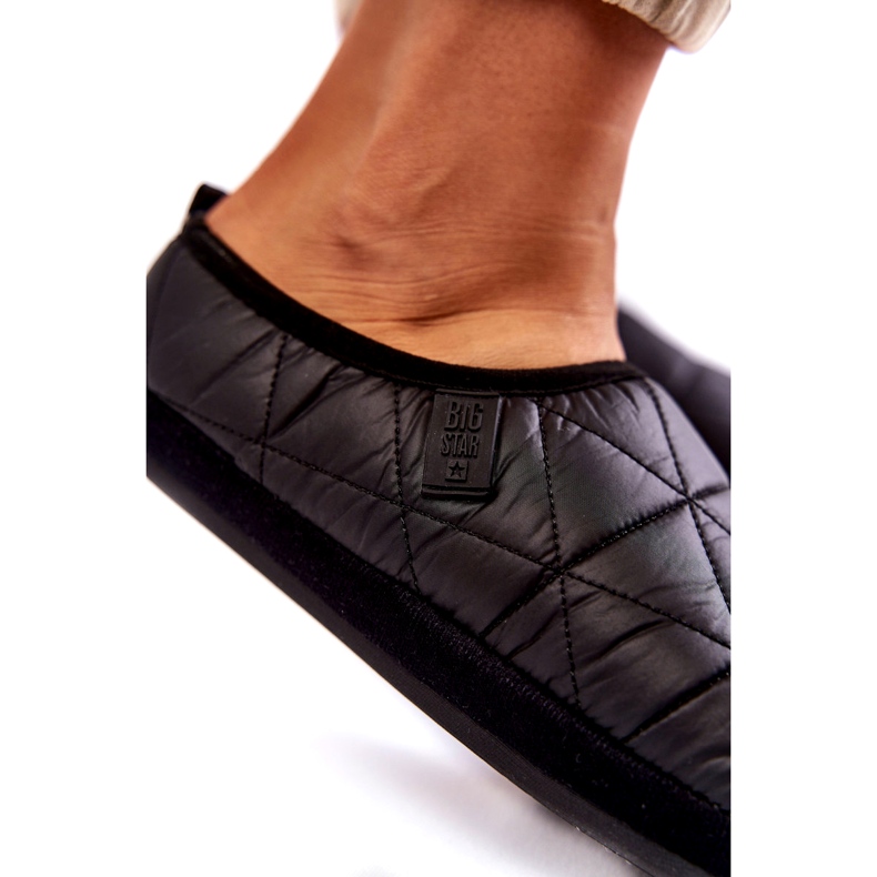 Papuci izolați pentru damă Big Star KK274606 Negru 2