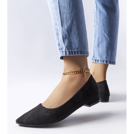 Balerini negri cu toc mic de la Bérubé negru 1