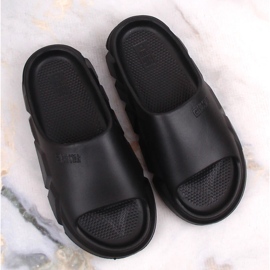 Papuci sport negri Big Star LL274594 negru 8