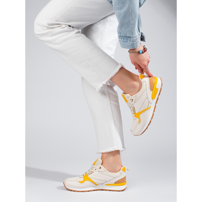 Pantofi sport dama Shelovet bej 2