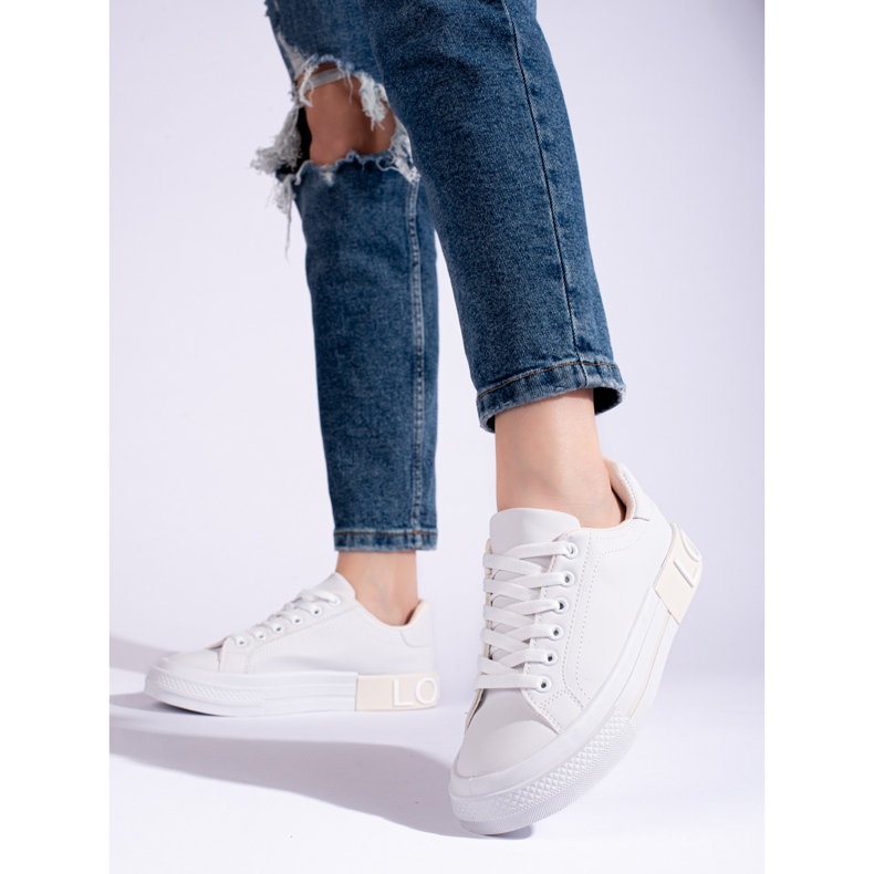 Pantofi sport albi clasici Shelovet 1