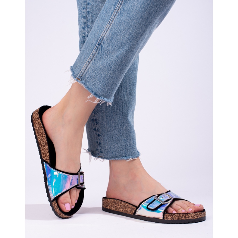 Glisoare de plută holografică neagră Shelovet negru 1