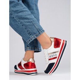 Adidași Shelovet Chunky Talpă alb și bleumarin 2