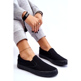 Pantofi de damă Slip-On Big Star LL274392 Negri negru 3