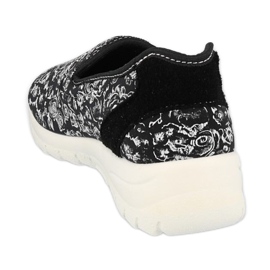 Pantofi sport pentru femei Befado 517d019 Flori negre negru 3