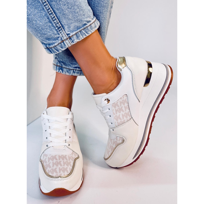 Tenisi tip pană Gilmore Beige bej 1 Tenisi tip pană Gilmore Beige bej 1