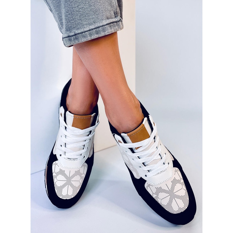 Tenisi Greer Black cu pană negru 1