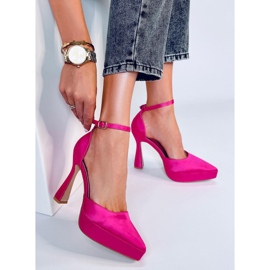 BM Pompe cu platformă Carlie Fuchsia roz 1