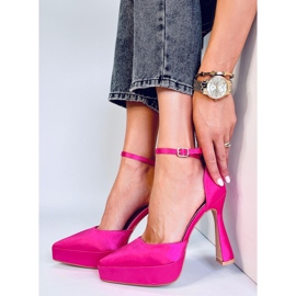 BM Pompe cu platformă Carlie Fuchsia roz 2