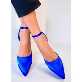 Pompe cu platformă Carlie Navy albastru 2