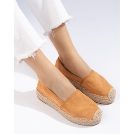 Espadrile dama din piele intoarsa Shelovet camel maro 1 Espadrile dama din piele intoarsa Shelovet camel maro 1