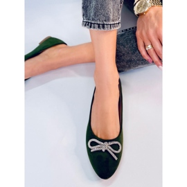 Balerini Batten Green Almond Toe verde 2 Balerini Batten Green Almond Toe verde 2