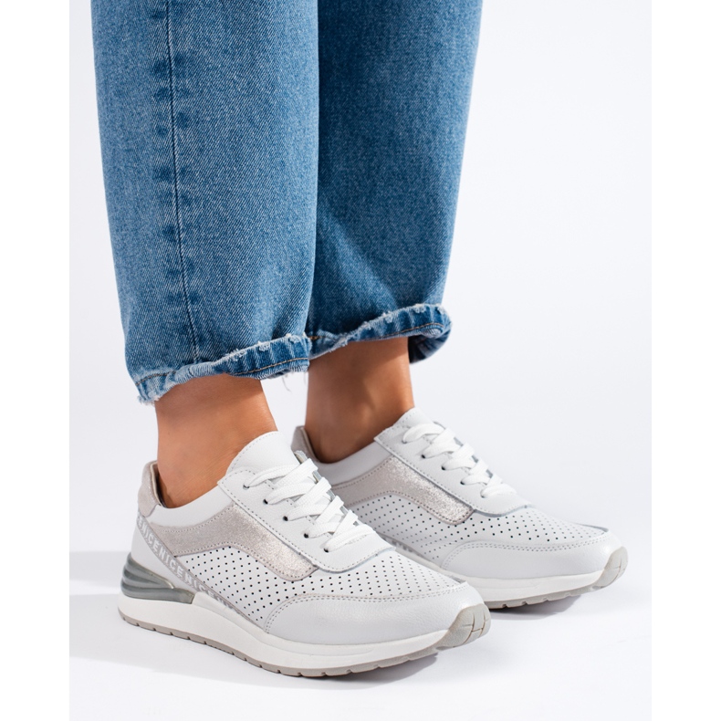 Pantofi sport gri de dama Shelovet 1