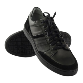 Pantofi casual pentru bărbați Riko 828 negru 3