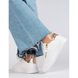 Pantofi sport de damă Shelovet albi clasici 1