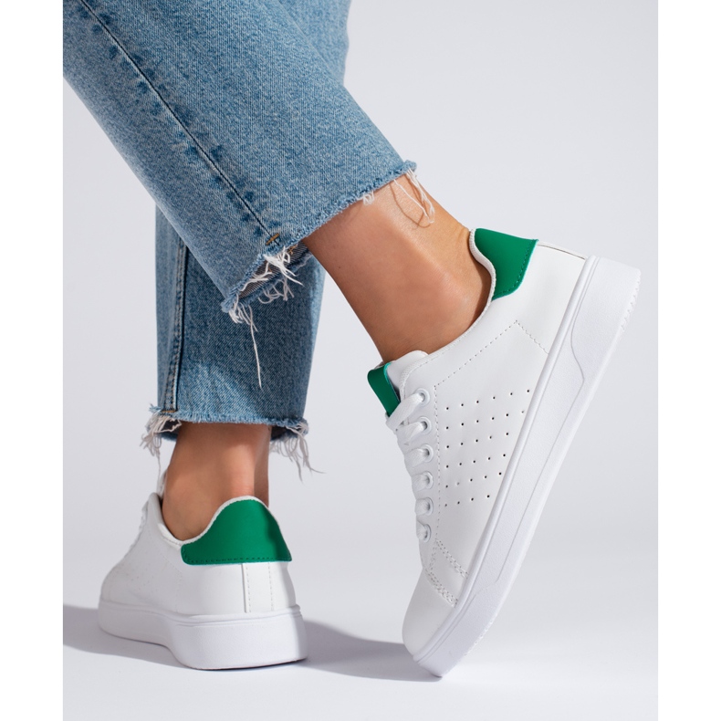 Pantofi sport Shelovet albi confortabili de damă 1 Pantofi sport Shelovet albi confortabili de damă 1