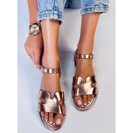 Sandale de dama Forney Champagne de aur 1