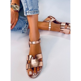 Sandale de dama Forney Champagne de aur 2