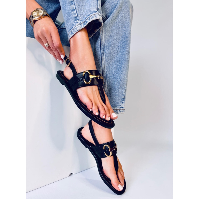 Flip-flops Flaim Black negru 2