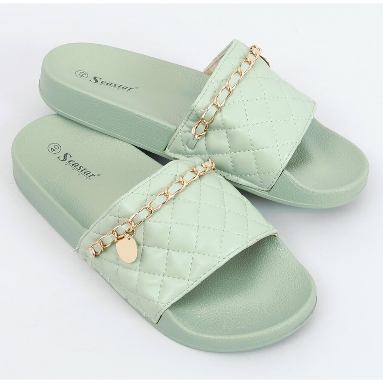 Șlapi Travis Green verde 1